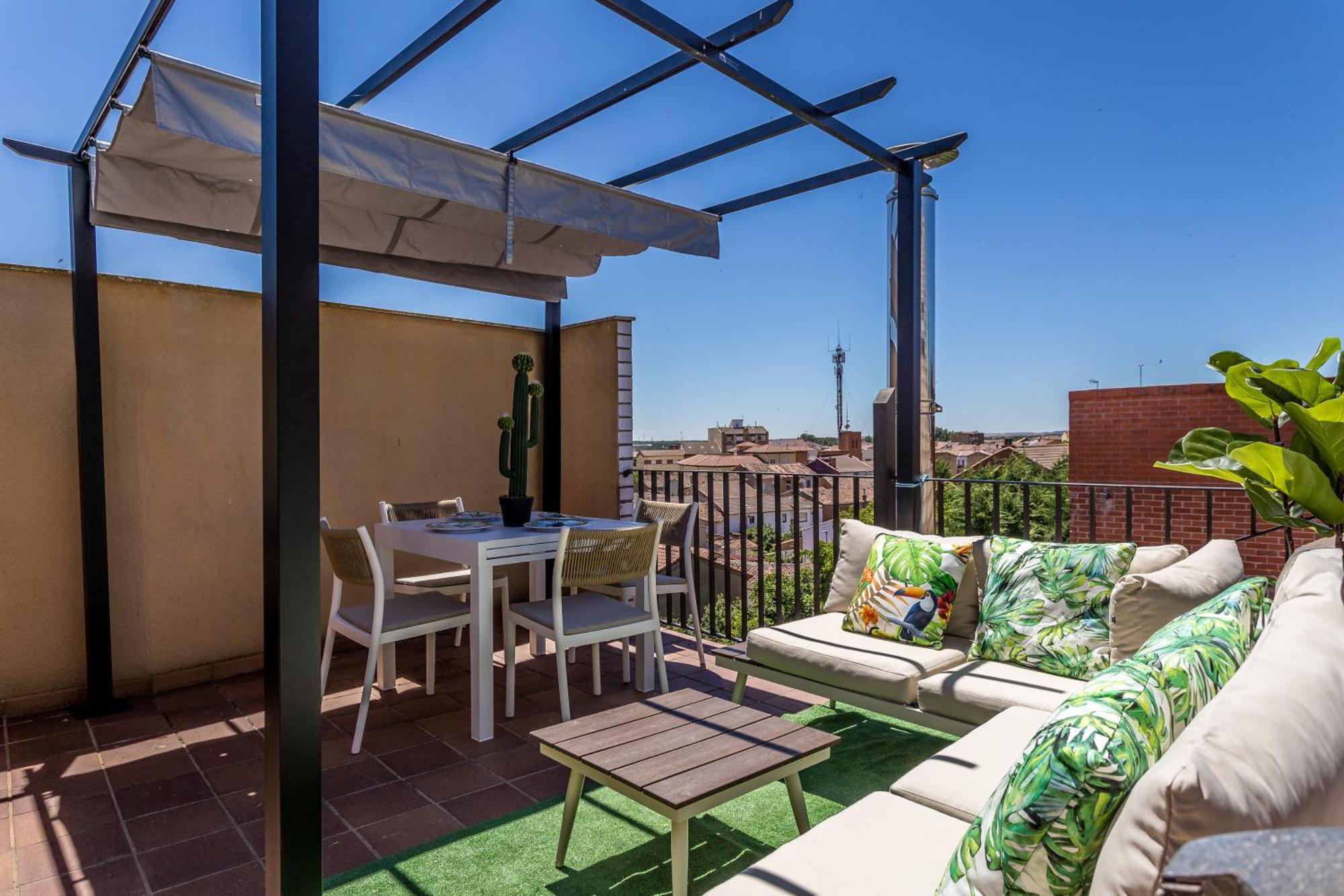 Baruhaus Terraza Duplex Valencia De Don Juan Appartement Buitenkant foto